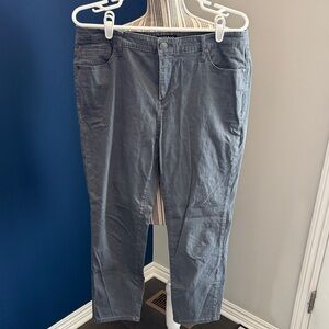 Buffalo David Bitton Gray Skinny Pants Size 12 Tall